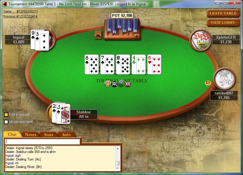 flopped flush four handed no g00t